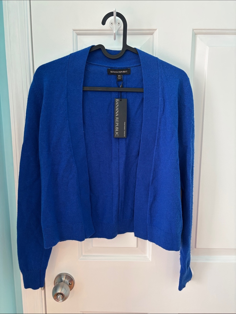 Banana Republic Royal Blue Open-Front Cardigan